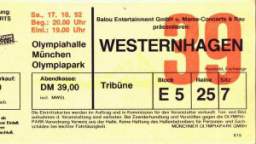 Westernhagen München 1992